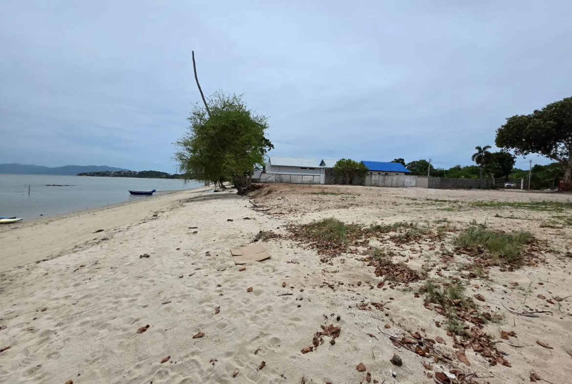 Beach Front Land in Plai Laem For Sale