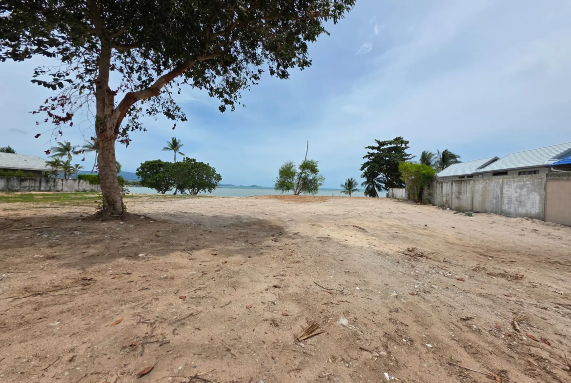 Beach Front Land in Plai Laem For Sale