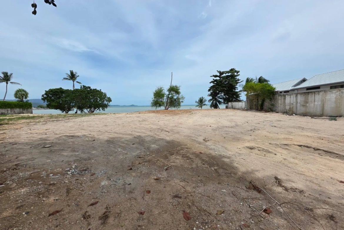Beach Front Land in Plai Laem For Sale