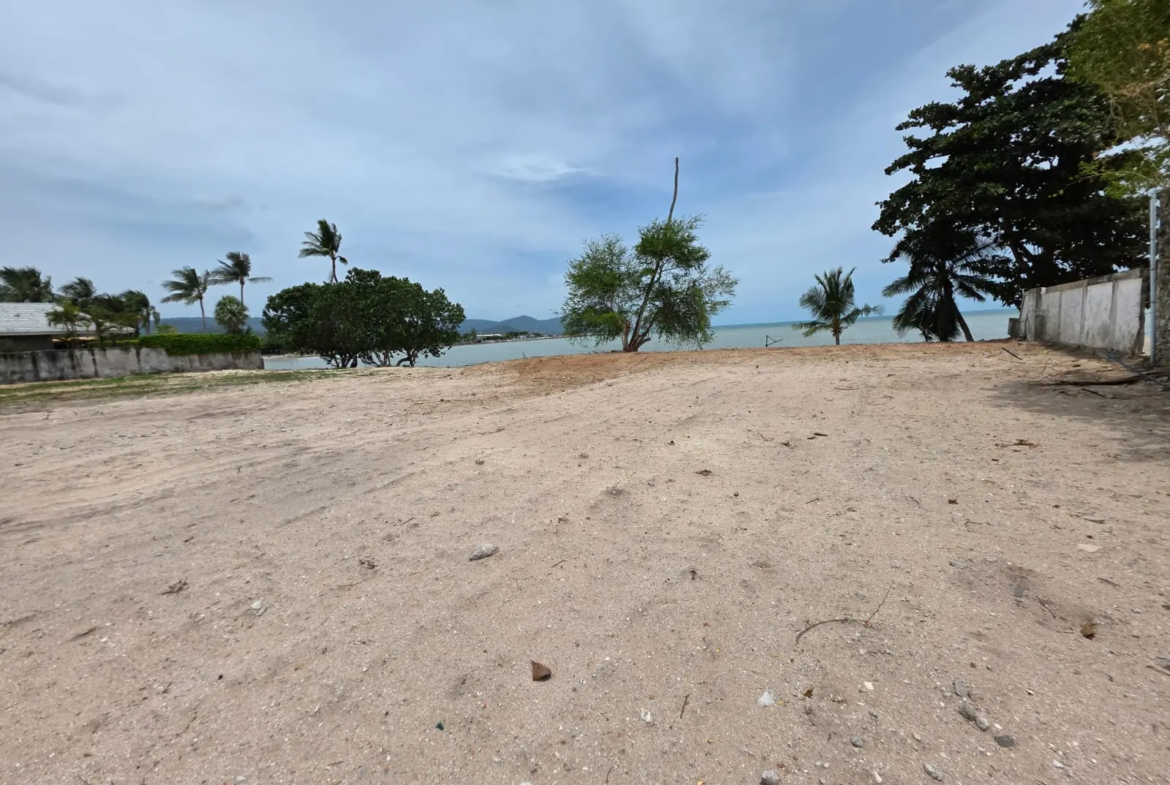 Beach Front Land in Plai Laem For Sale