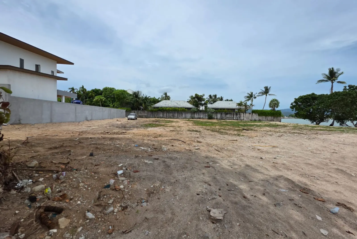 Beach Front Land in Plai Laem For Sale