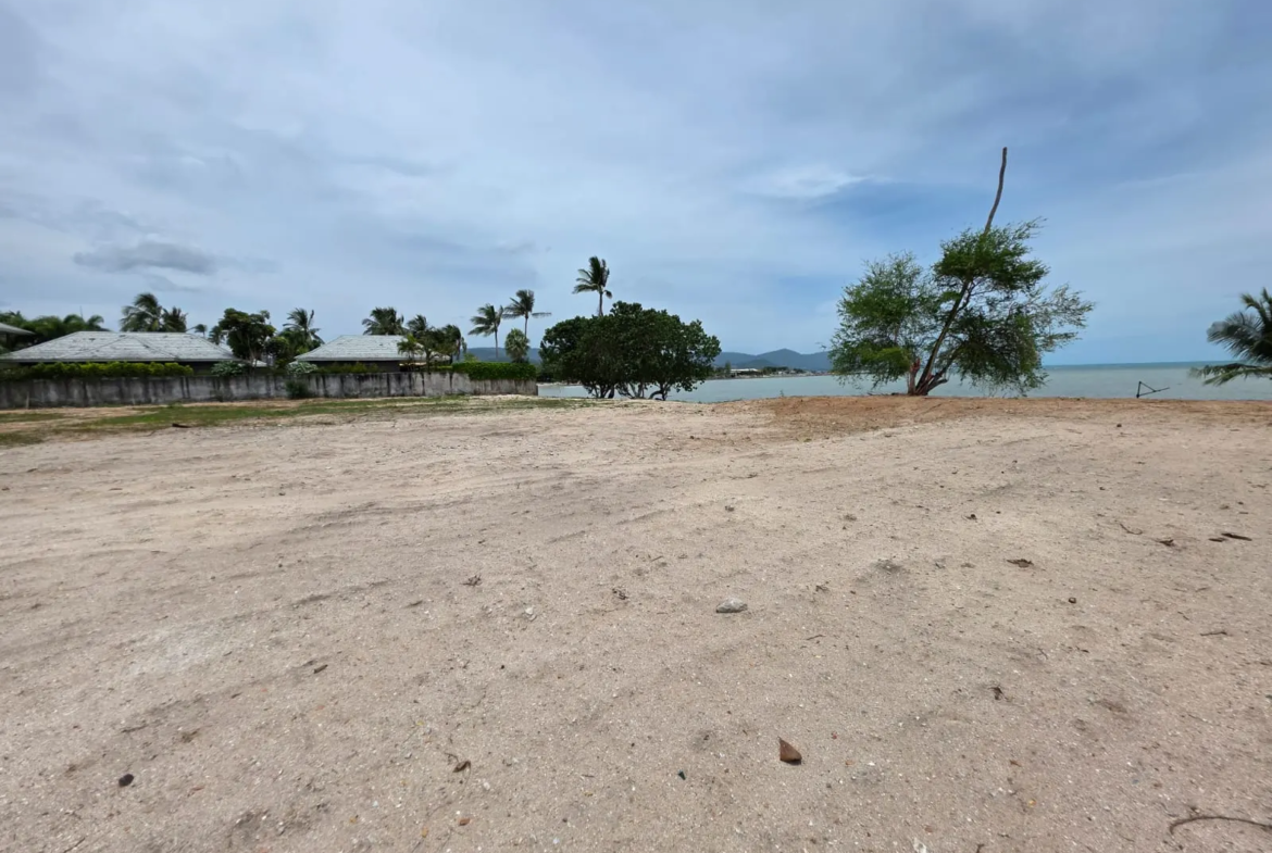 Beach Front Land in Plai Laem For Sale