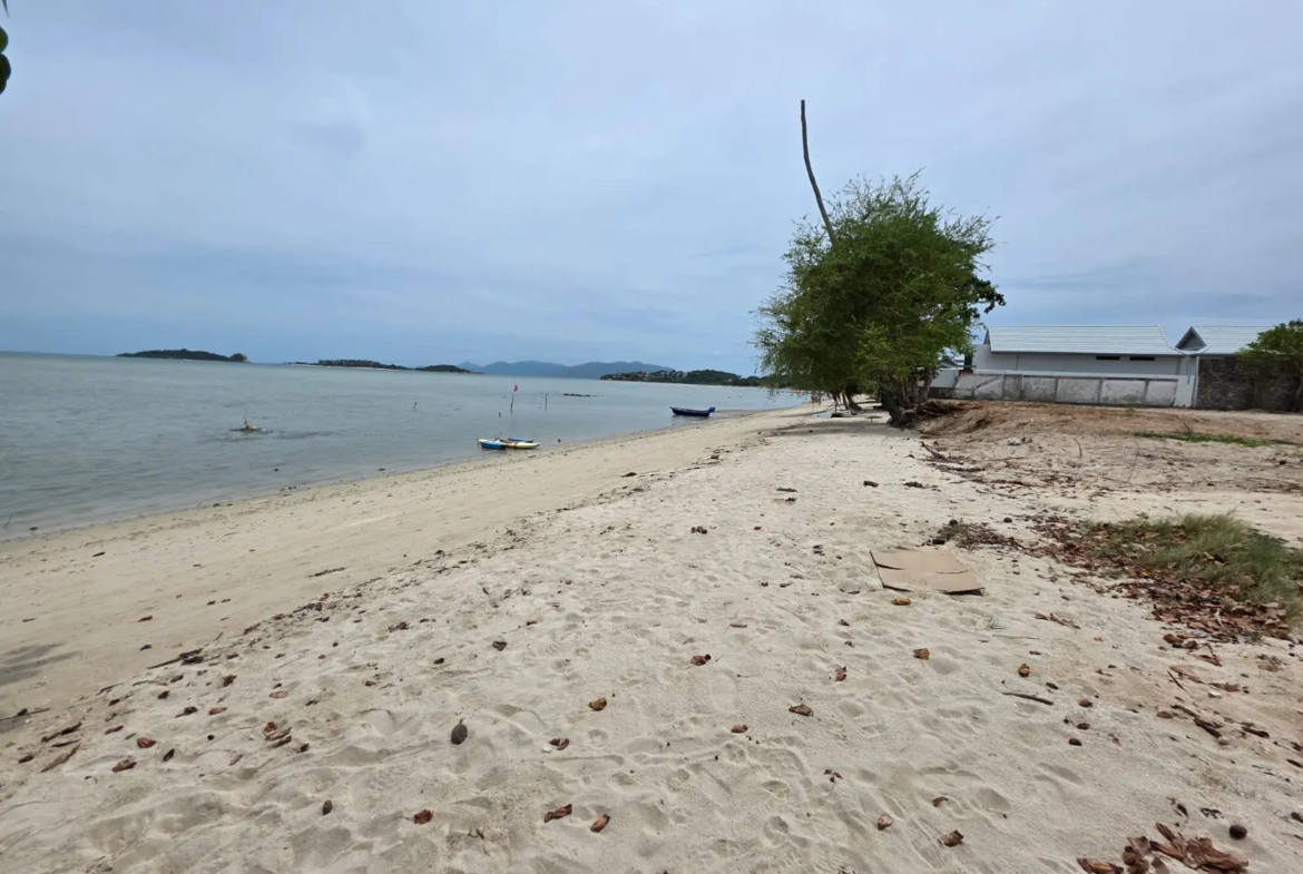 Beach Front Land in Plai Laem For Sale