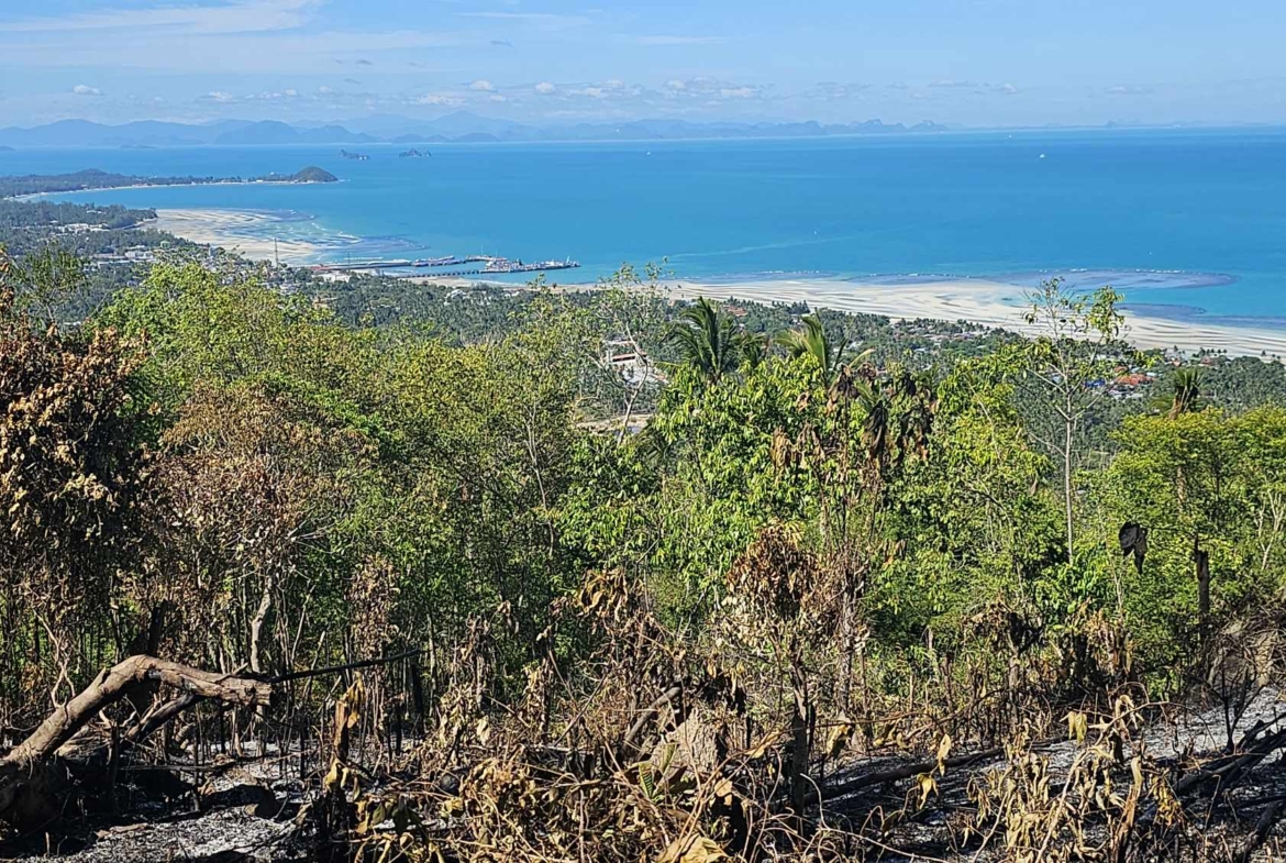 Sea View Land for Sale in Bang Makham, Koh Samui