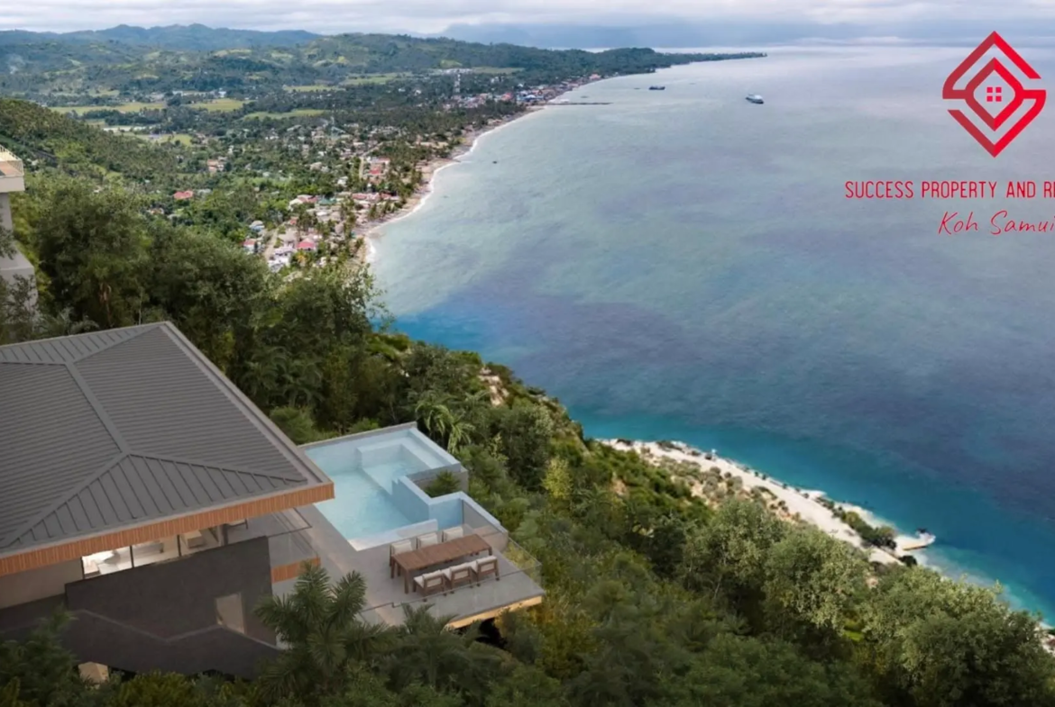 Off-Plan Luxury 3 bedrooms Panoramic Ocean view 𝗩𝗶𝗹𝗹𝗮 𝗳𝗼𝗿 𝗦𝗮𝗹𝗲 𝗶𝗻 𝗖𝗵𝗮𝘄𝗲𝗻𝗴 𝗡𝗼𝗶