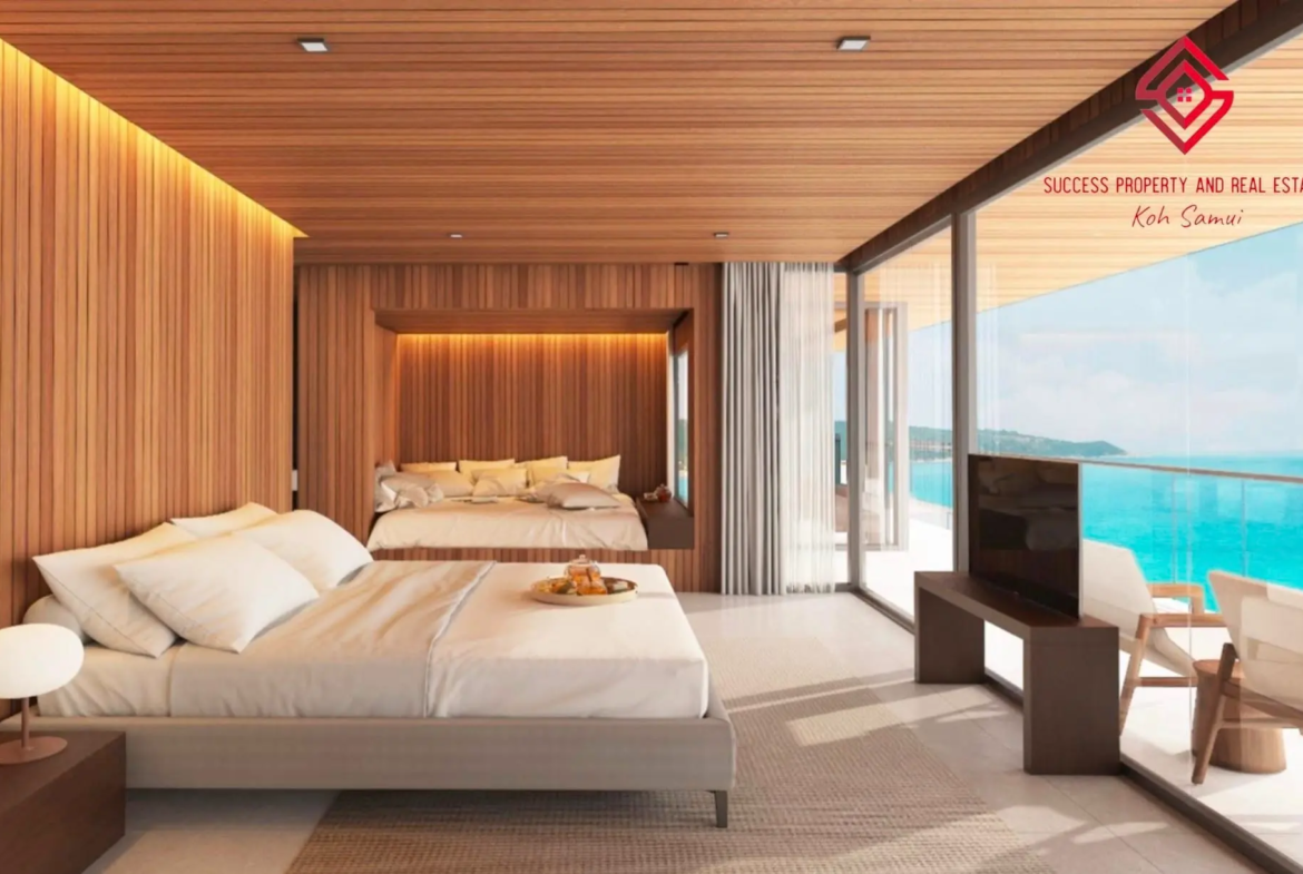 Off-Plan Luxury 3 bedrooms Panoramic Ocean view 𝗩𝗶𝗹𝗹𝗮 𝗳𝗼𝗿 𝗦𝗮𝗹𝗲 𝗶𝗻 𝗖𝗵𝗮𝘄𝗲𝗻𝗴 𝗡𝗼𝗶