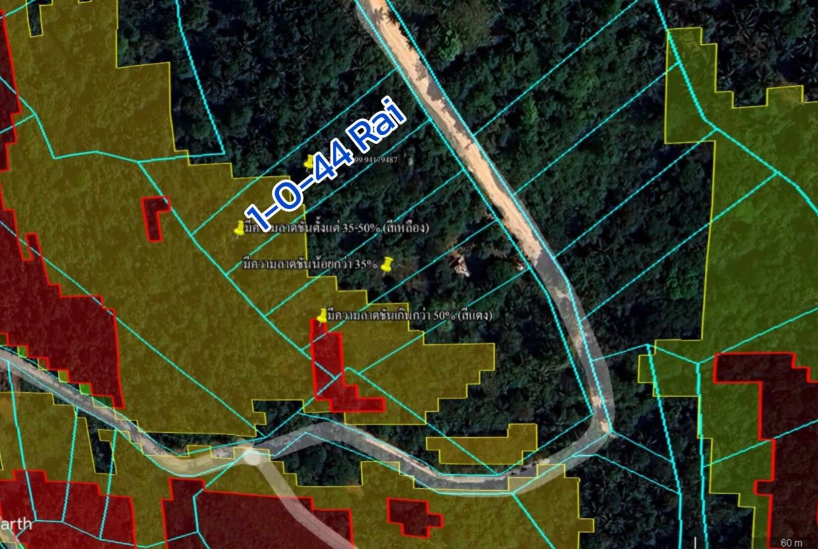 Sea View Land for Sale in Bang Makham, Koh Samui