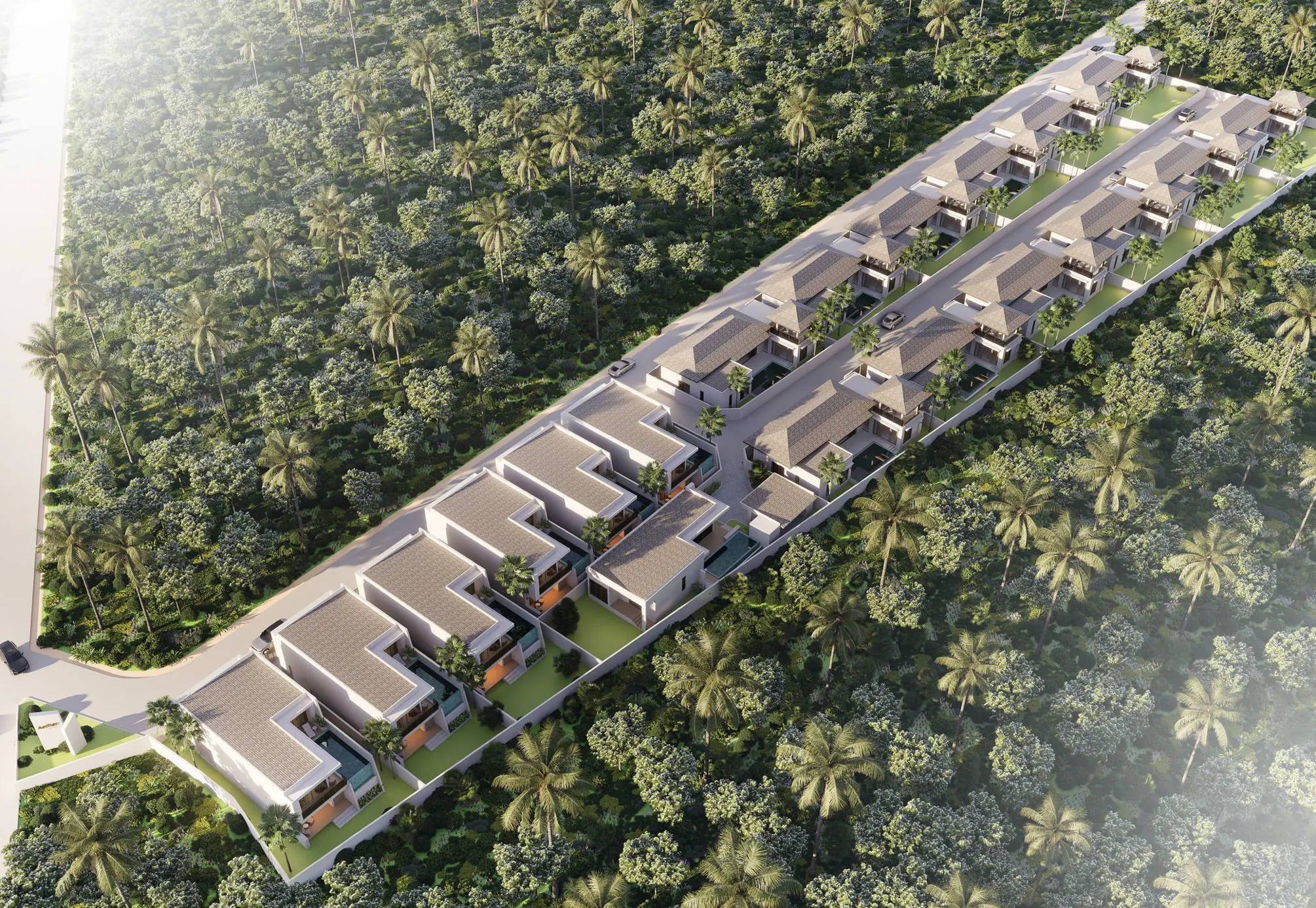 PROJECT MASTERPLAN-Aether Golden Pool Villas – Plots 1–4