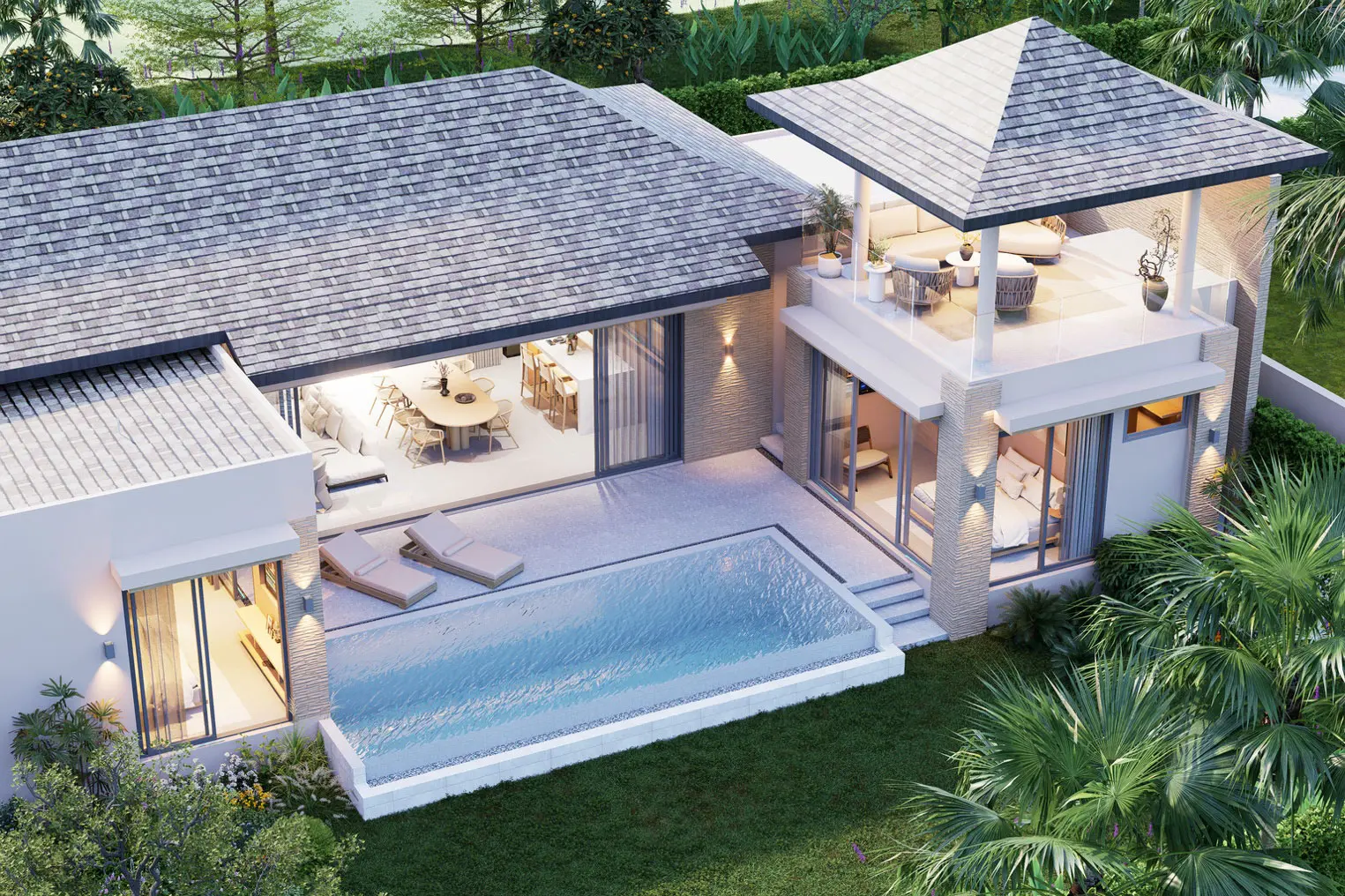 Aether Golden Pool Villas – 3 Bedrooms (Villas 5-16)