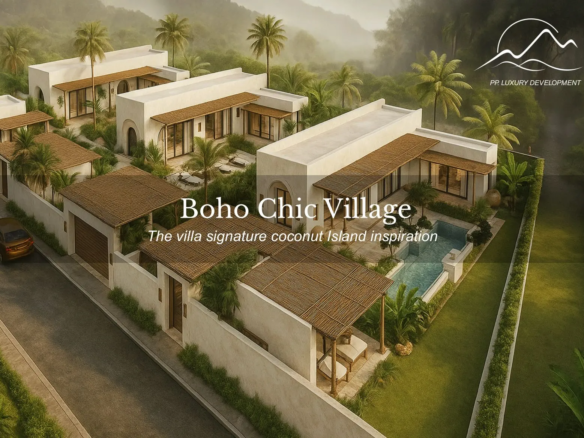 VILLA TYPE A – Exclusive 1-Bedroom Pool Villa | Boho Chic Village, Bang Po Beach, Koh Samui