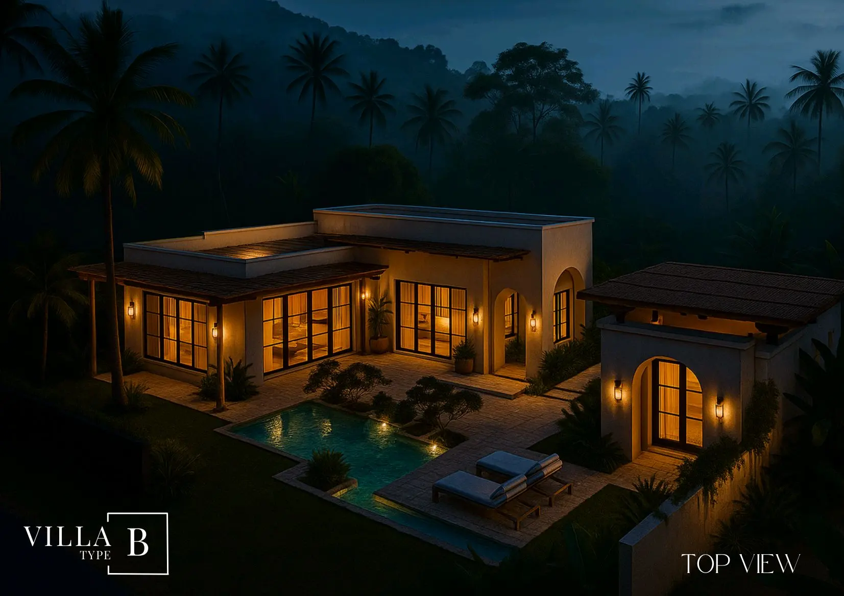 Boho Chic Village, Bang Po, Koh Samui2-Bedroom Private Pool Villa (Type B)