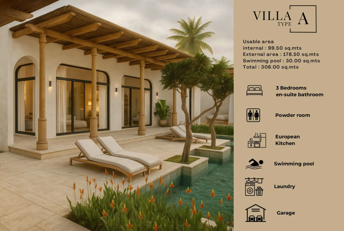 VILLA TYPE A – Exclusive 1-Bedroom Pool Villa | Boho Chic Village, Bang Po Beach, Koh Samui