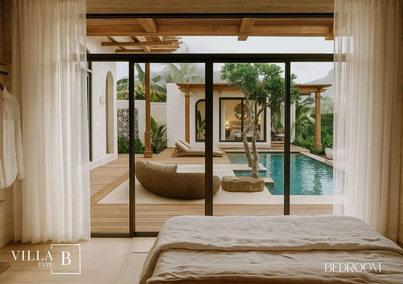 Boho Chic Village, Bang Po, Koh Samui2-Bedroom Private Pool Villa (Type B)