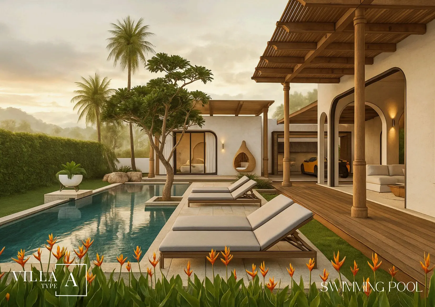 VILLA TYPE A – Exclusive 1-Bedroom Pool Villa | Boho Chic Village, Bang Po Beach, Koh Samui