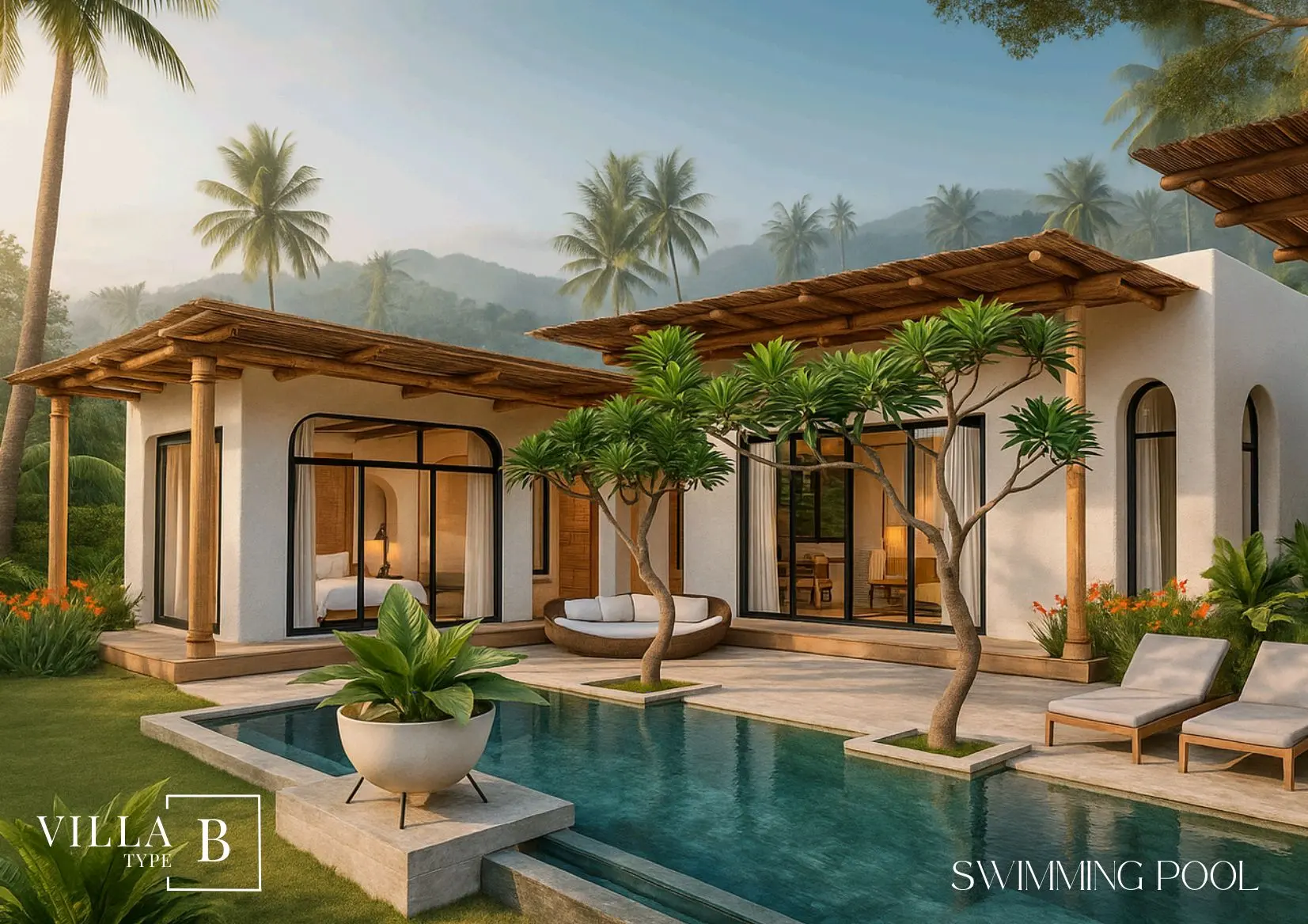 Boho Chic Village, Bang Po, Koh Samui2-Bedroom Private Pool Villa (Type B)