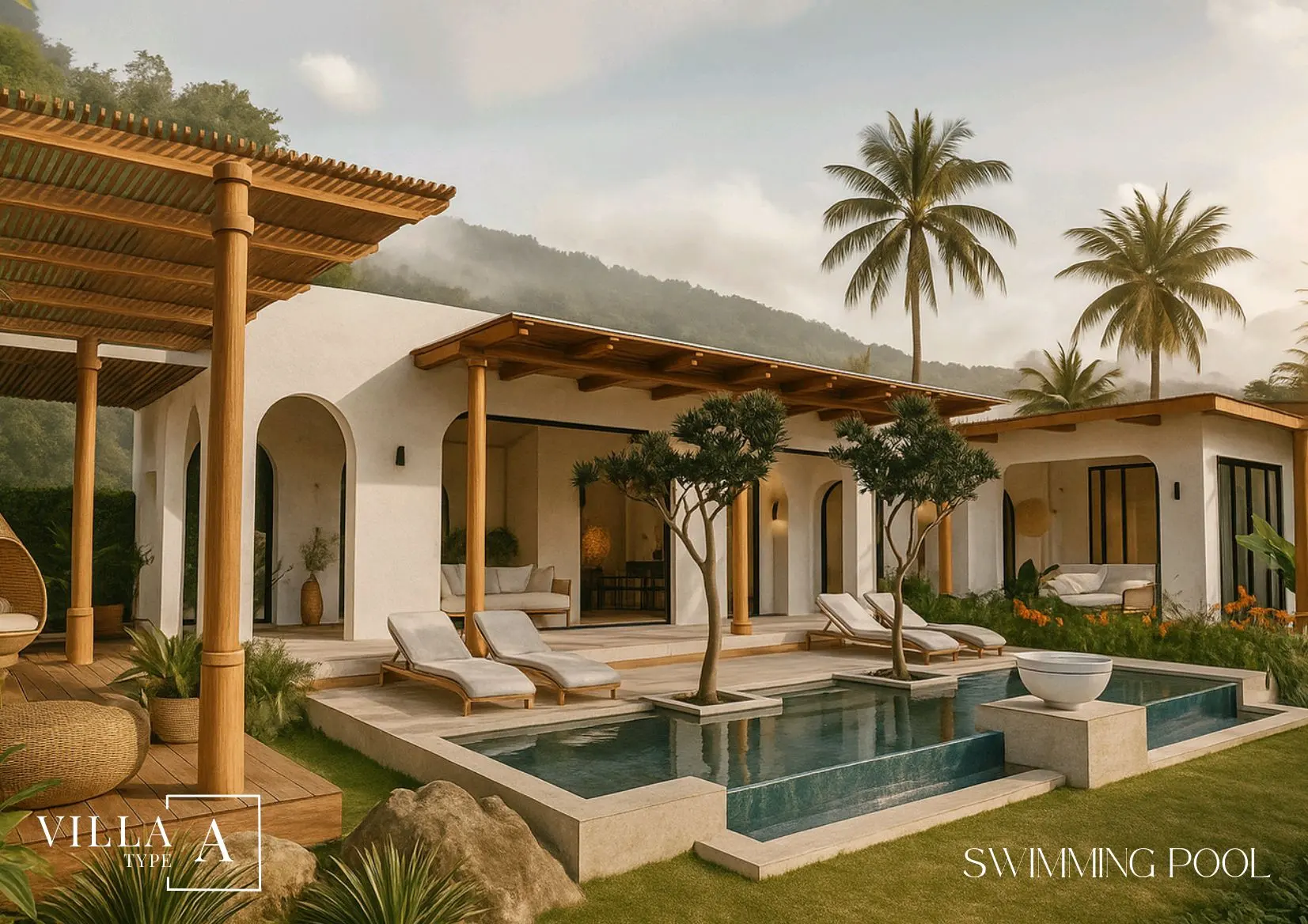 VILLA TYPE A – Exclusive 1-Bedroom Pool Villa | Boho Chic Village, Bang Po Beach, Koh Samui