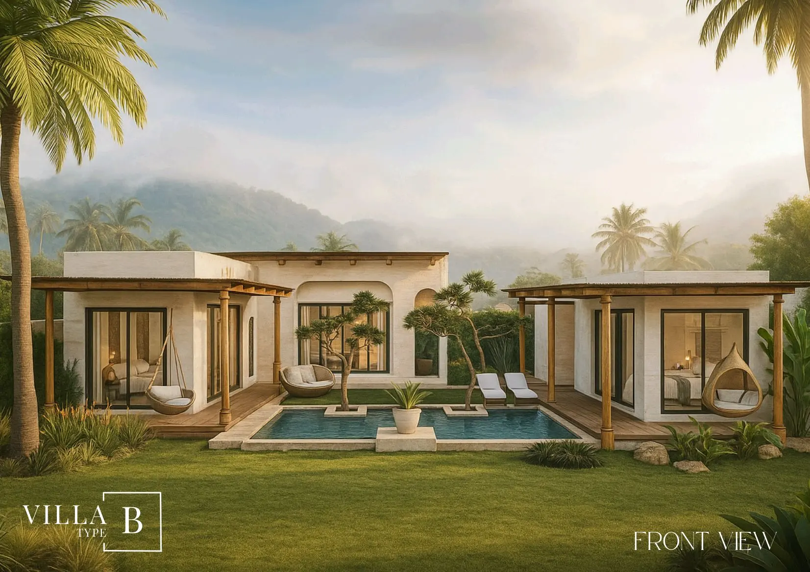 Boho Chic Village, Bang Po, Koh Samui2-Bedroom Private Pool Villa (Type B)