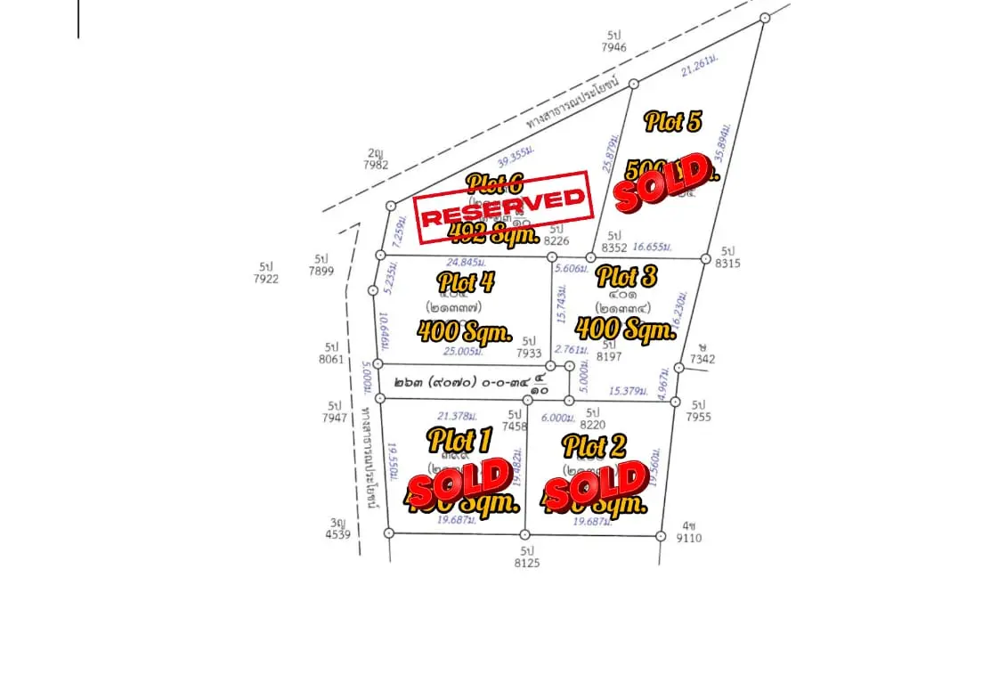 Land for Sale: Plai Laem Soi 4