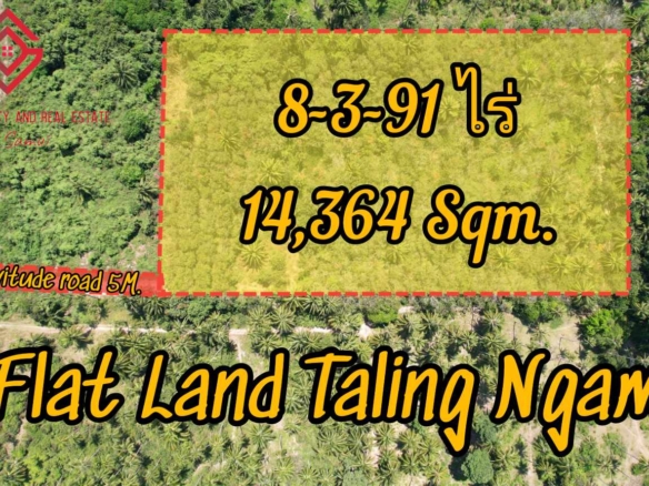 Flat Land for Sale in Taling Ngam, Koh Samui