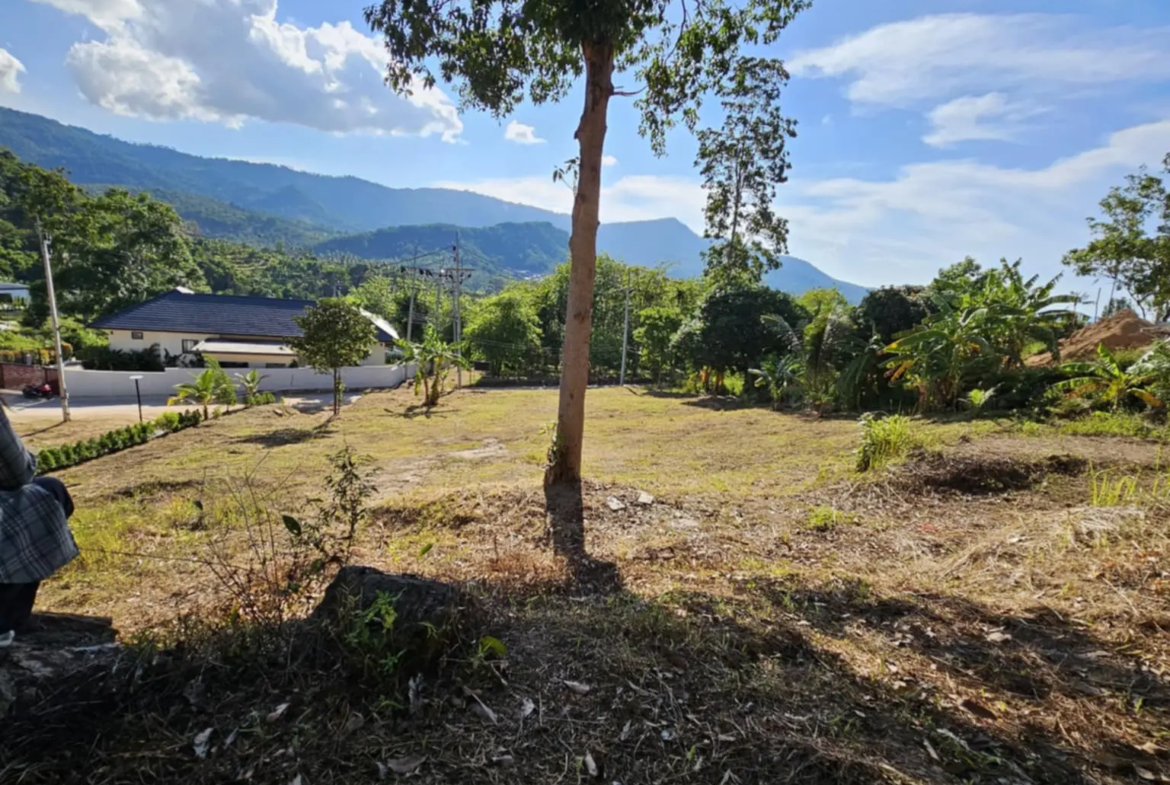 Nice mountain view & partial sea view  Bophut