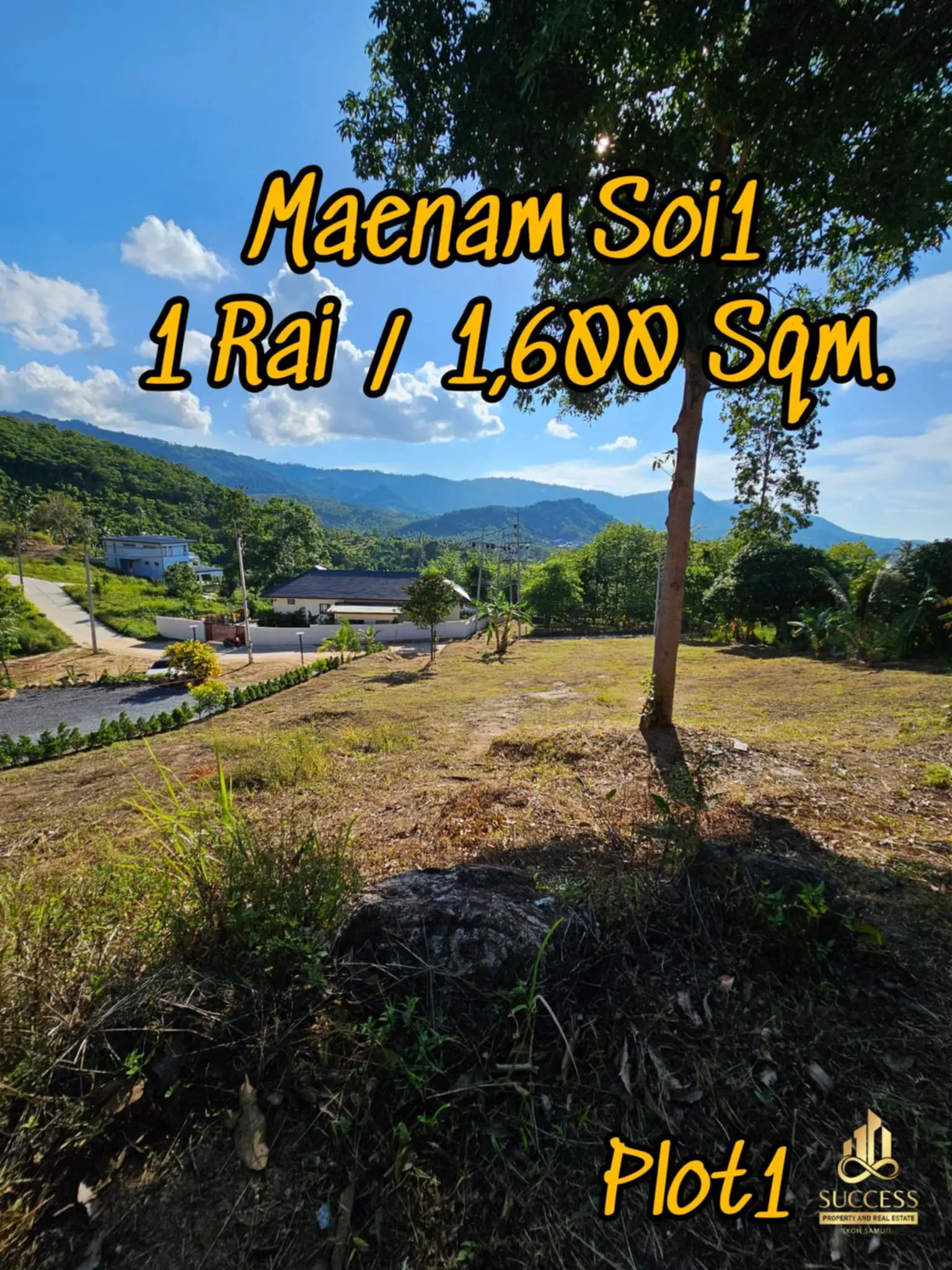 Nice mountain view & partial sea view  Bophut