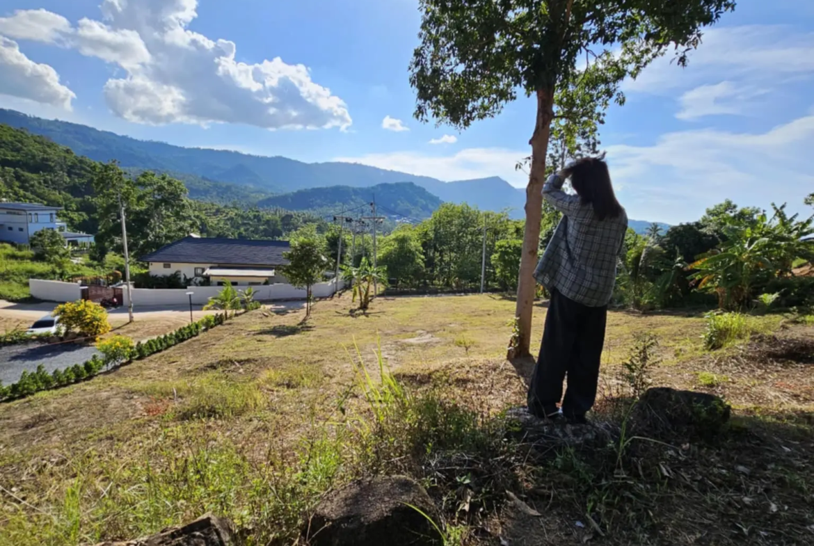 Nice mountain view & partial sea view  Bophut