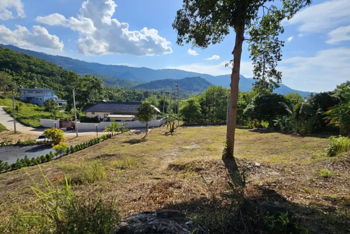 Nice mountain view & partial sea view  Bophut