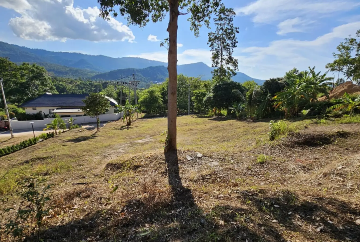 Nice mountain view & partial sea view  Bophut