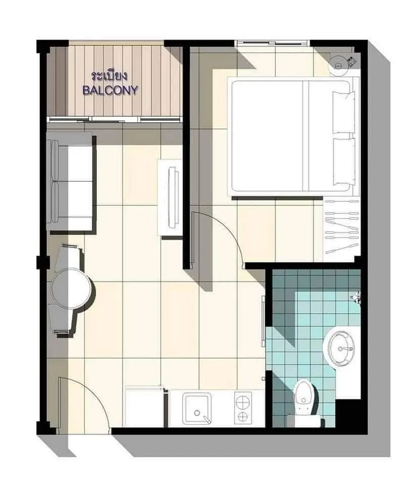 Studio Condo for Sale in Maenam Soi 6_4 Affordable Studio Condo for Sale in Maenam Soi 6, Koh Samui