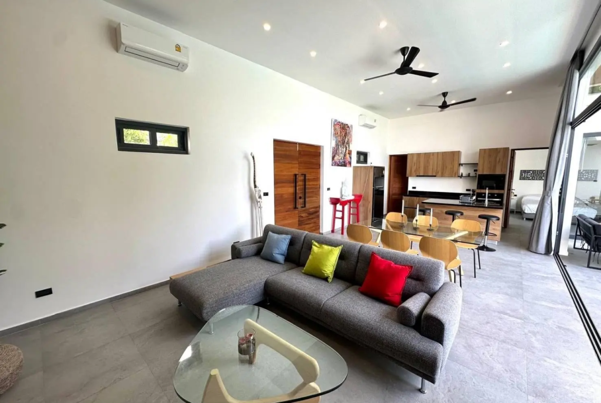 Modern 3-Bedroom Sea View Pool Villa for Sale in Bophut, Koh Samui