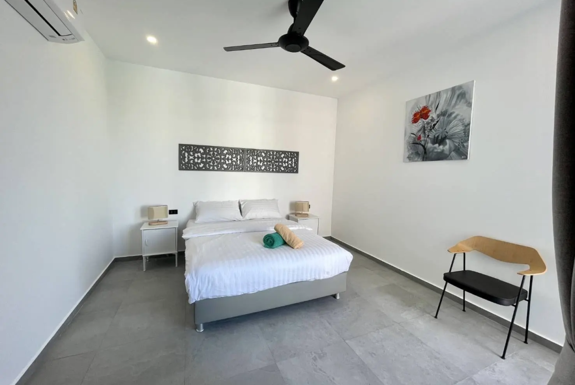 Modern 3-Bedroom Sea View Pool Villa for Sale in Bophut, Koh Samui