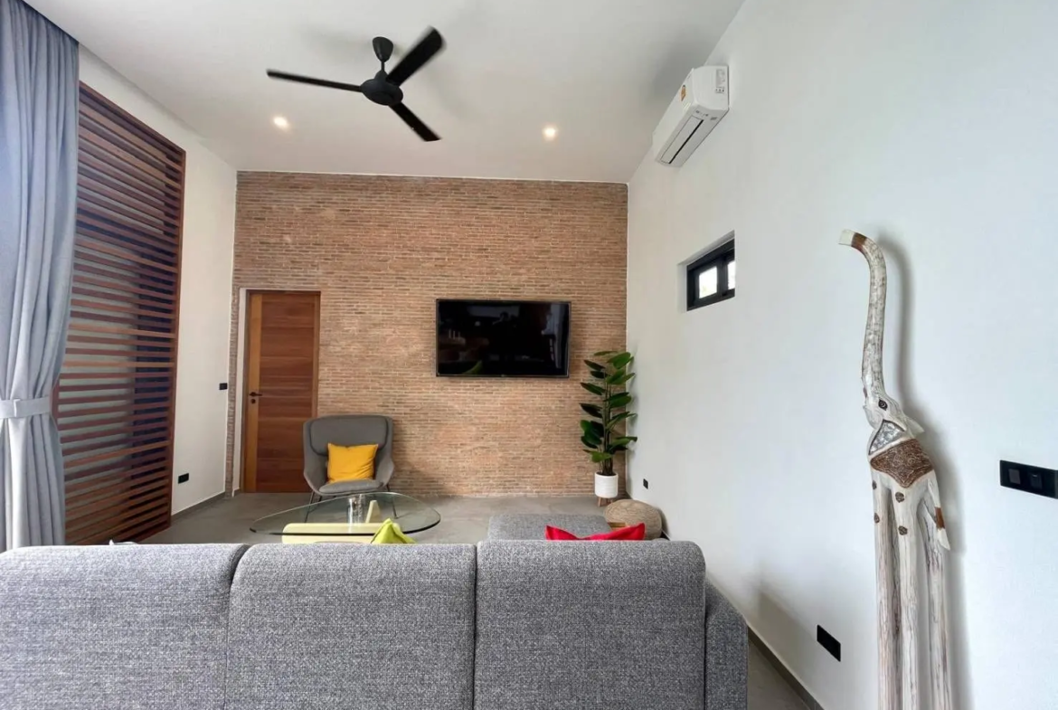 Modern 3-Bedroom Sea View Pool Villa for Sale in Bophut, Koh Samui