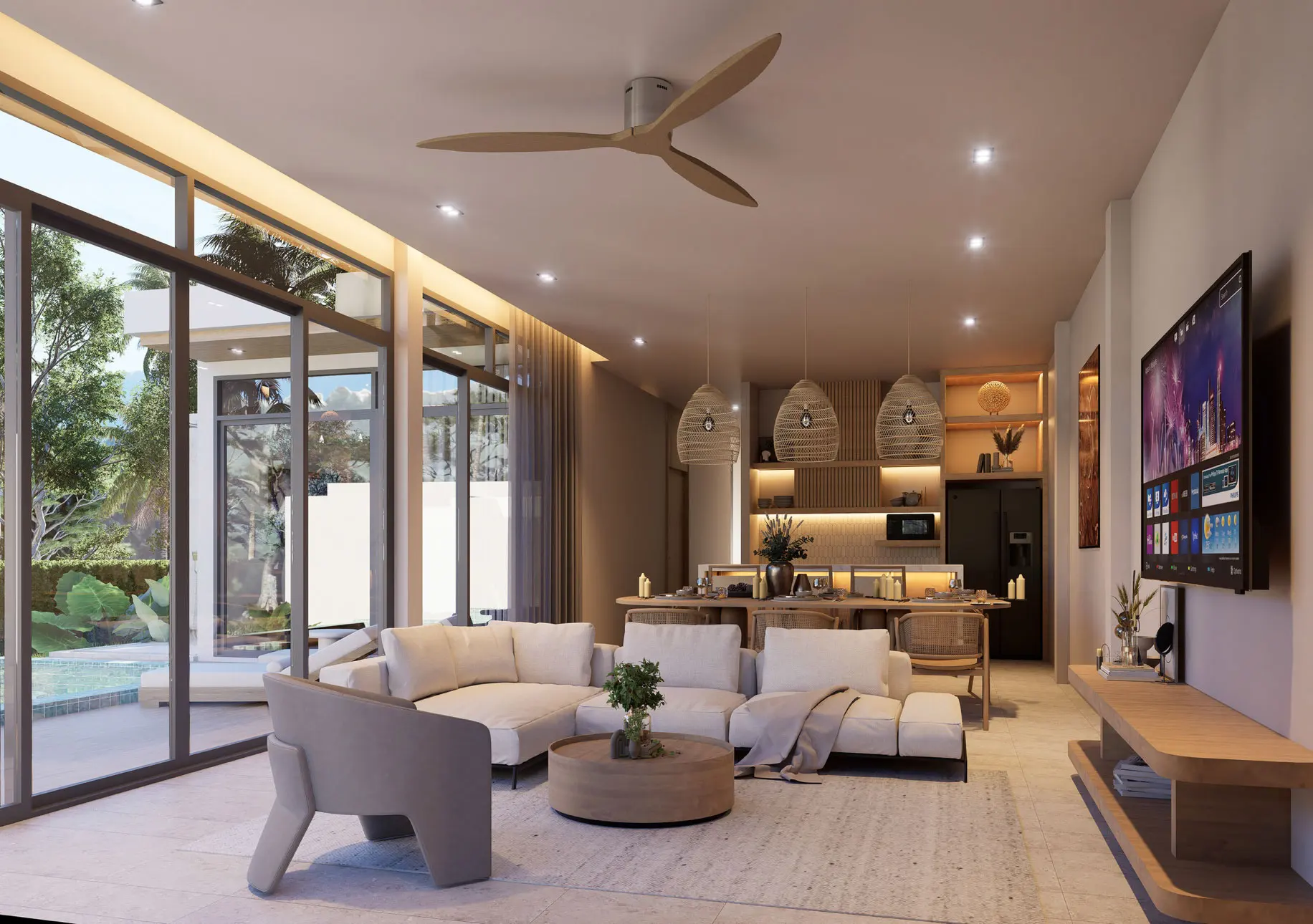 Aether Golden Pool Villas 2-Bedroom Modern Tropical Pool Villa– Villa 19
