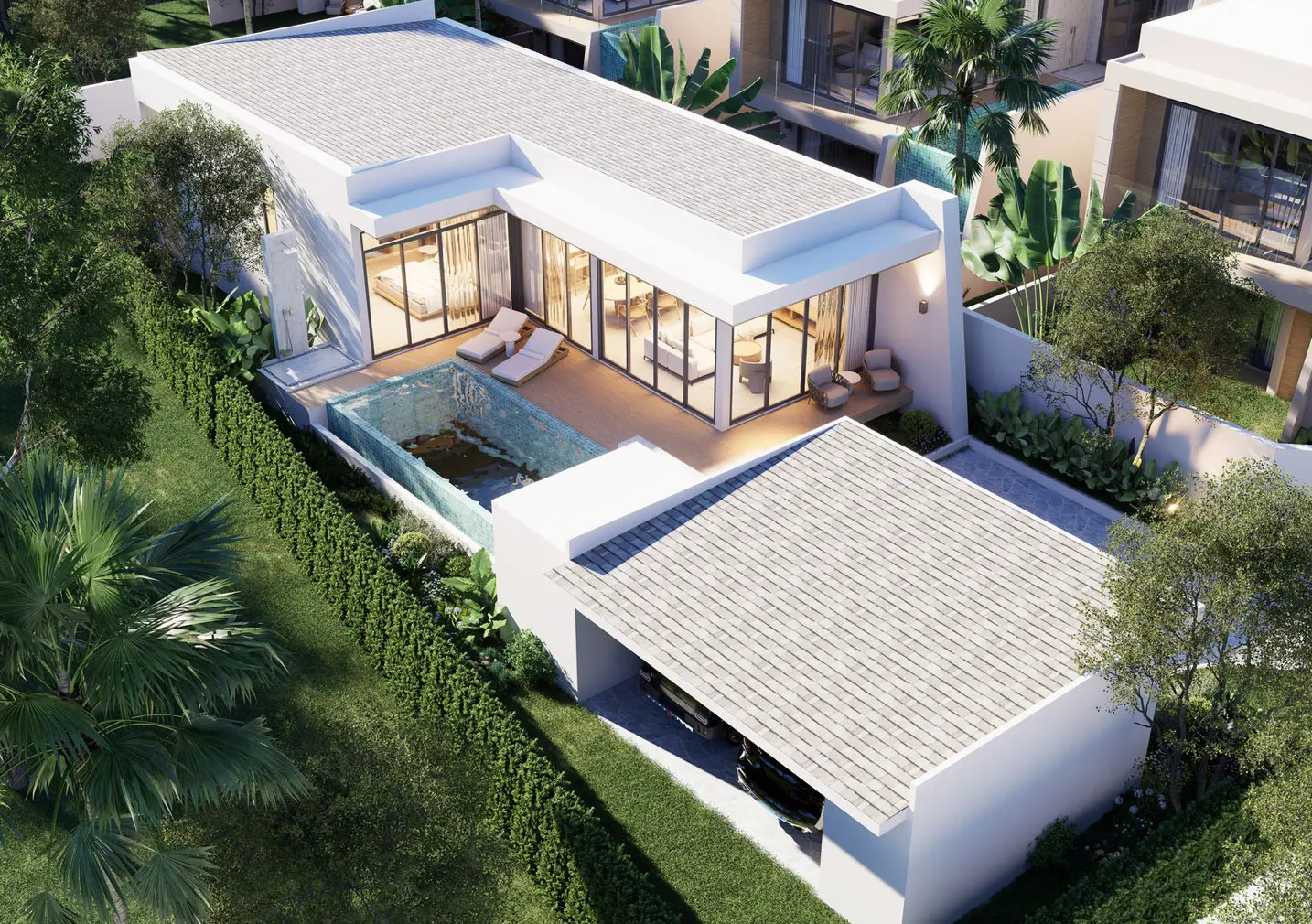 Aether Golden Pool Villas 2-Bedroom Modern Tropical Pool Villa– Villa 19