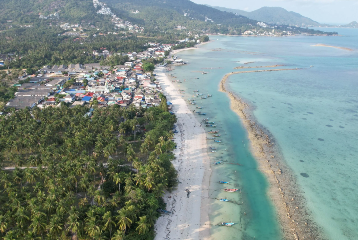 Beachfront Land for Sale in Koh Samui | 6 Rai 2 Ngan 22 Sq.wah in Hua Thanon, Lamai