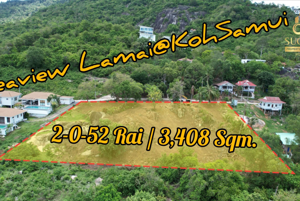 Exceptional Sea View Investment Land in Lamai – Flexible Plot Options