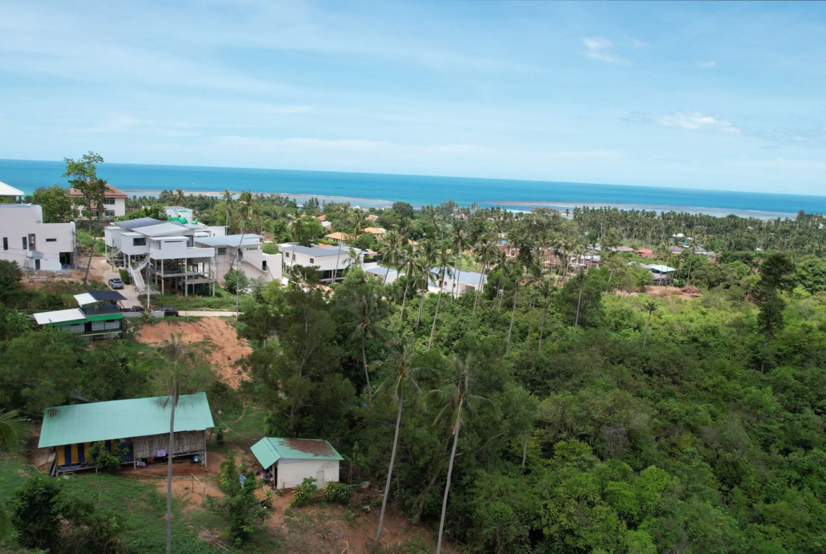 Exceptional Sea View Investment Land in Lamai – Flexible Plot Options