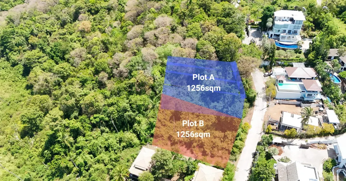 Sea-View Freehold Land for Sale in Ang Thong (Soi 2), Koh Samui