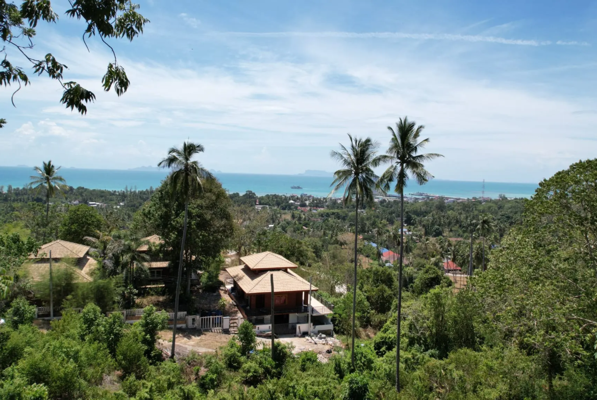 Sea-View Freehold Land for Sale in Ang Thong (Soi 2), Koh Samui