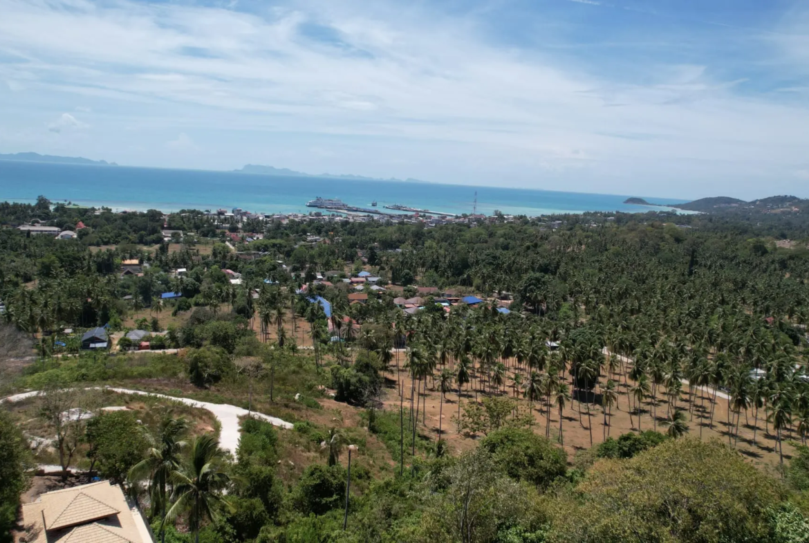 Sea-View Freehold Land for Sale in Ang Thong (Soi 2), Koh Samui