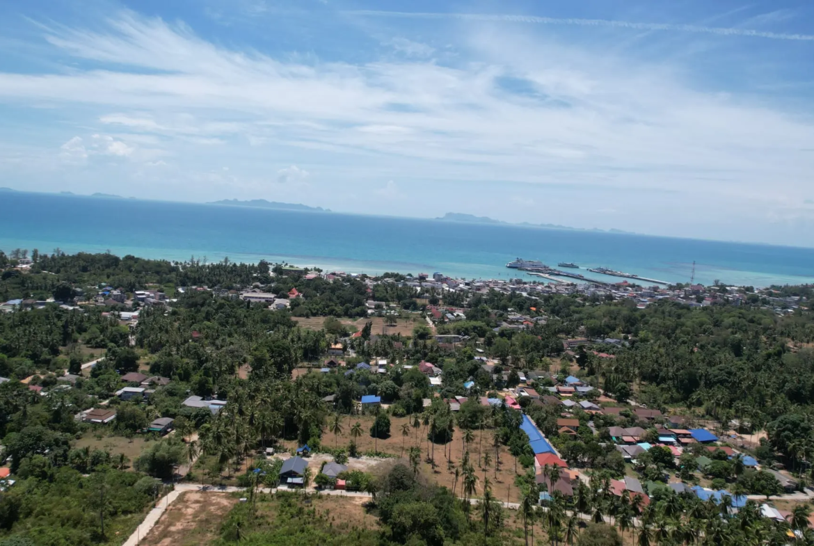 Sea-View Freehold Land for Sale in Ang Thong (Soi 2), Koh Samui