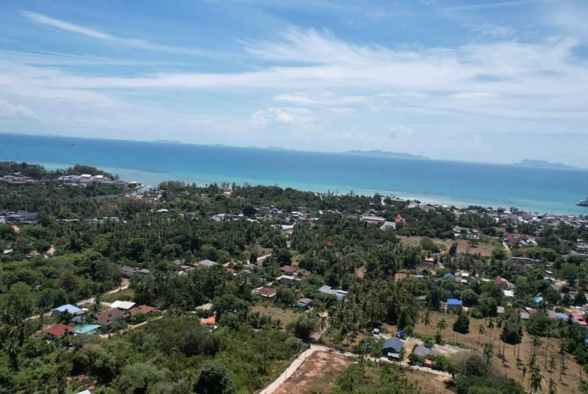 Sea-View Freehold Land for Sale in Ang Thong (Soi 2), Koh Samui