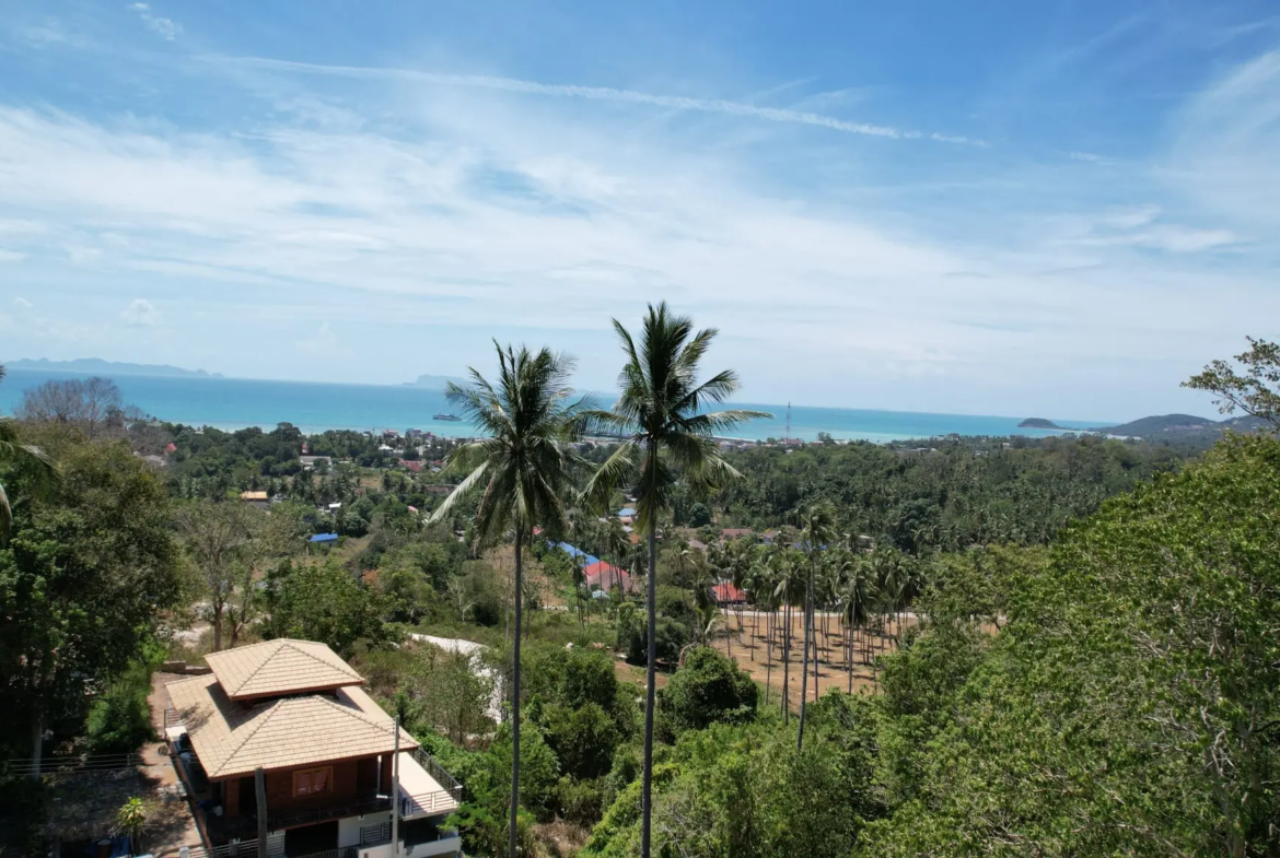 Sea-View Freehold Land for Sale in Ang Thong (Soi 2), Koh Samui