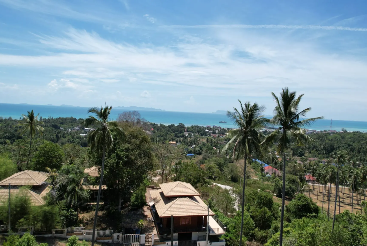 Sea-View Freehold Land for Sale in Ang Thong (Soi 2), Koh Samui