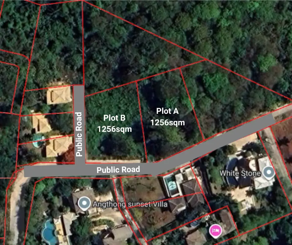 Sea-View Freehold Land for Sale in Ang Thong (Soi 2), Koh Samui