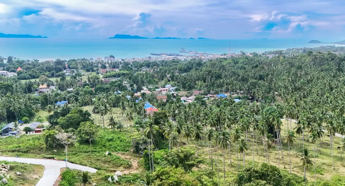 Sea-View Freehold Land for Sale in Ang Thong (Soi 2), Koh Samui