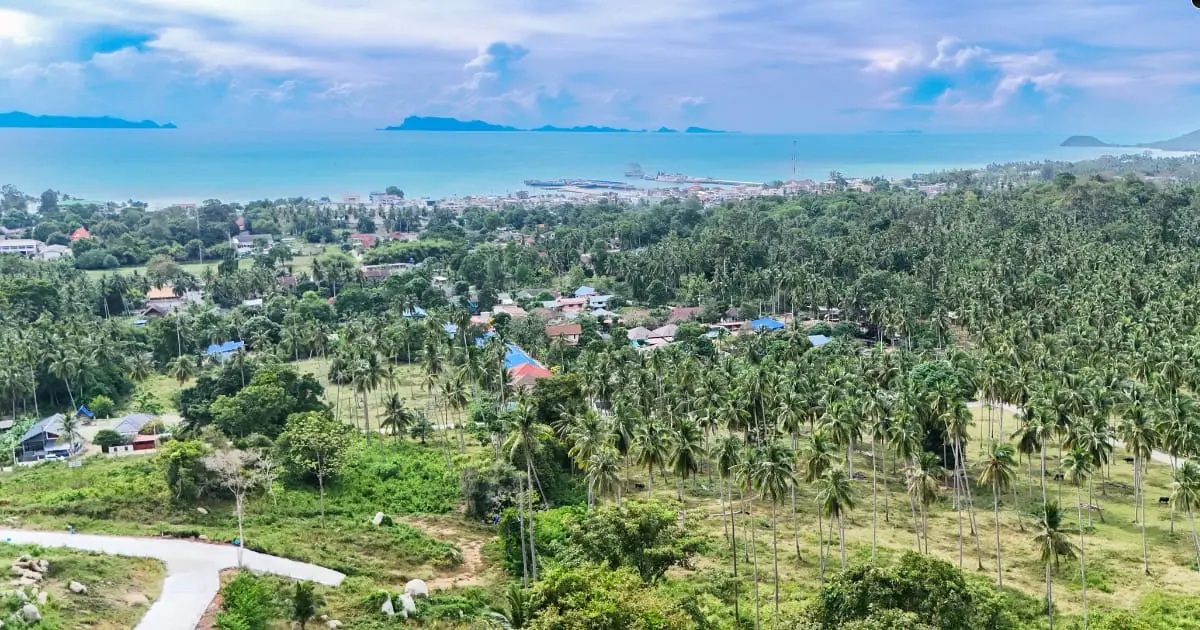 Sea-View Freehold Land for Sale in Ang Thong (Soi 2), Koh Samui