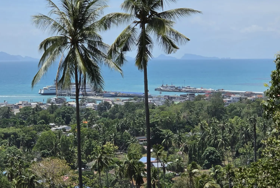 Sea-View Freehold Land for Sale in Ang Thong (Soi 2), Koh Samui