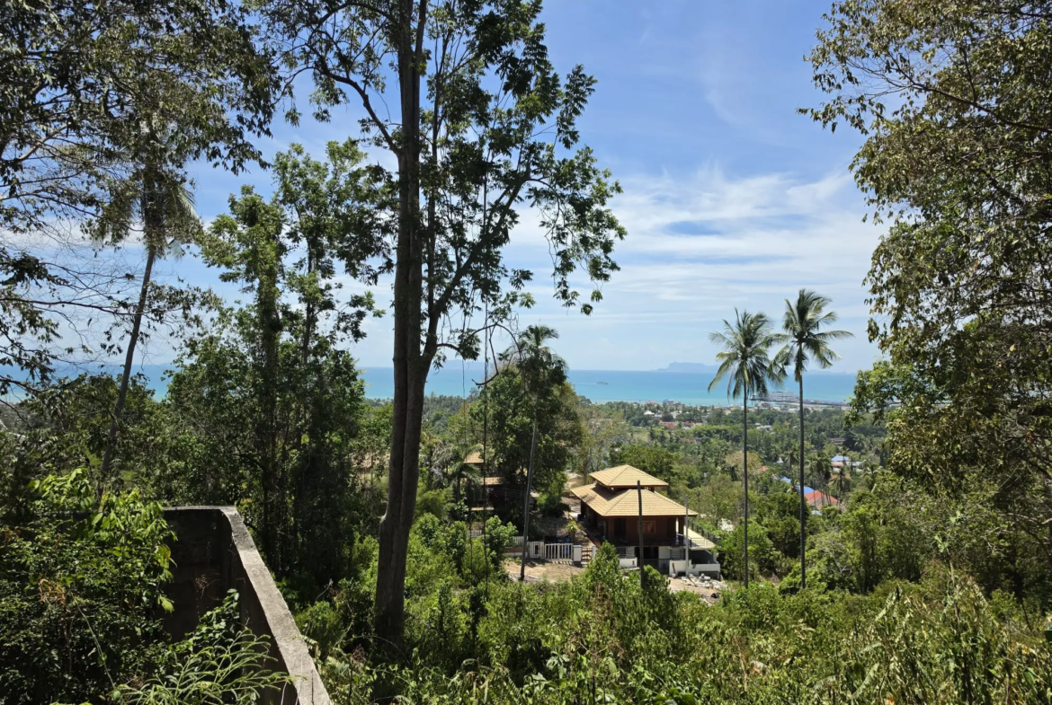 Sea-View Freehold Land for Sale in Ang Thong (Soi 2), Koh Samui