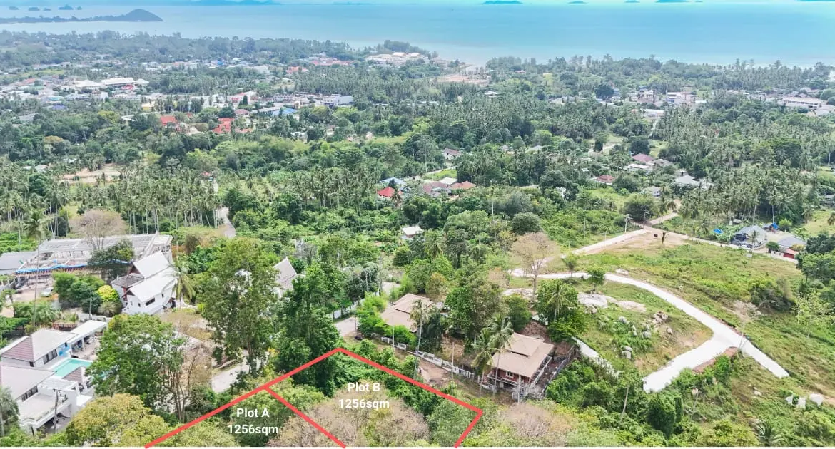 Sea-View Freehold Land for Sale in Ang Thong (Soi 2), Koh Samui